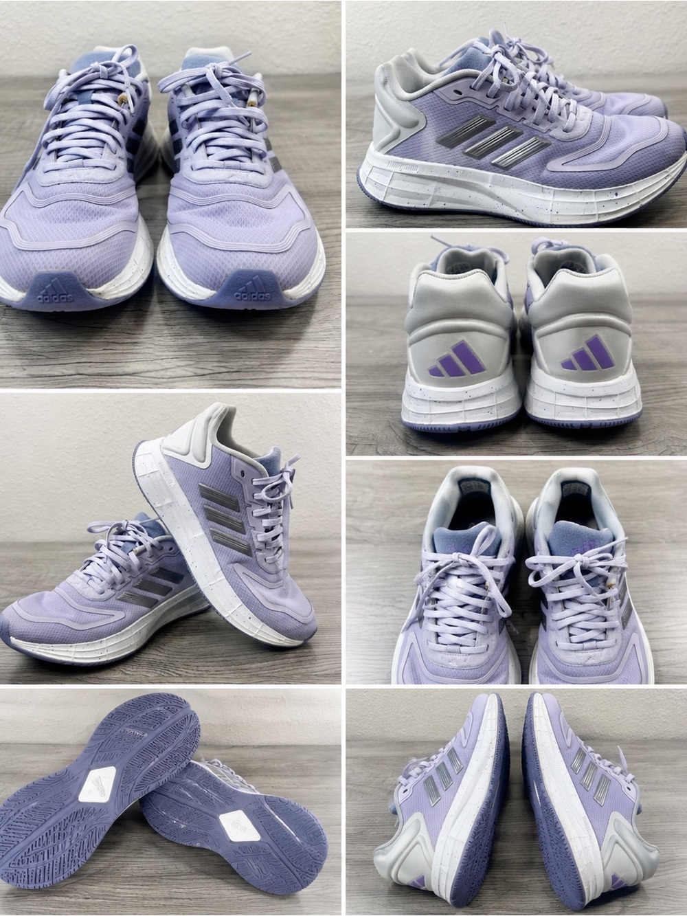 Adidas Women's Lavender Running Sneakers Size 7.5